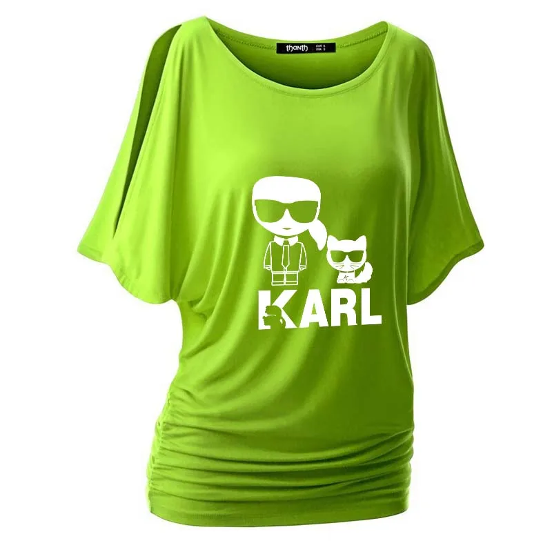 Off Shoulder Tee Tops 2019 Summer Fashion Sexy T-Shirt Women Kawaii Karl Lagerfeld Printed Plus Size Tshirt Tee Shirts Femme 5XL
Off Shoulder Tee Tops 2019 Summer Fashion Sexy T-Shirt Women Kawaii Karl Lagerfeld Printed Plus Size Tshirt Tee Shirts Femme 5XL