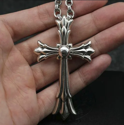 925 Sterling Silver Personality Cross Punk Pendant Male Thai Silver Pendant Korean Female Necklace Clavicle
925 Sterling Silver Personality Cross Punk Pendant Male Thai Silver Pendant Korean Female Necklace Clavicle