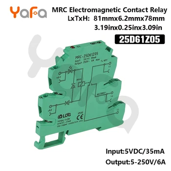 10pcs/lot MRC 6A series Electromagnetic Contact Relay 1NO+1NC PLC Module Relay Switch Board 6A input : 5V 12V 24V 120V 230V
10pcs/lot MRC 6A series Electromagnetic Contact Relay 1NO+1NC PLC Module Relay Switch Board 6A input : 5V 12V 24V 120V 230V