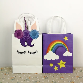 Unicorn Theme Party Favors Lovely Unicorn Gift Bags Children Candy Bags Baby Shower Packing Wedding Paper Bags Party Supplies
Unicorn Theme Party Favors Lovely Unicorn Gift Bags Children Candy Bags Baby Shower Packing Wedding Paper Bags Party Supplies