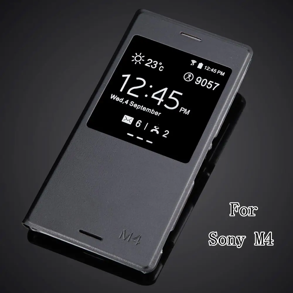 Высшее качество для Sony Xperia M4 Aqua Dual E2303 E2333 E2353 роскошный Ультратонкий чехол-книжка