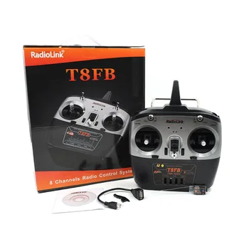 RadioLinkT8FB 2.4GHz 8ch Transmitter Combo Remote Rontrol Compitible with For RC Helicopter RC Drones Transmitter
RadioLinkT8FB 2.4GHz 8ch Transmitter Combo Remote Rontrol Compitible with For RC Helicopter RC Drones Transmitter