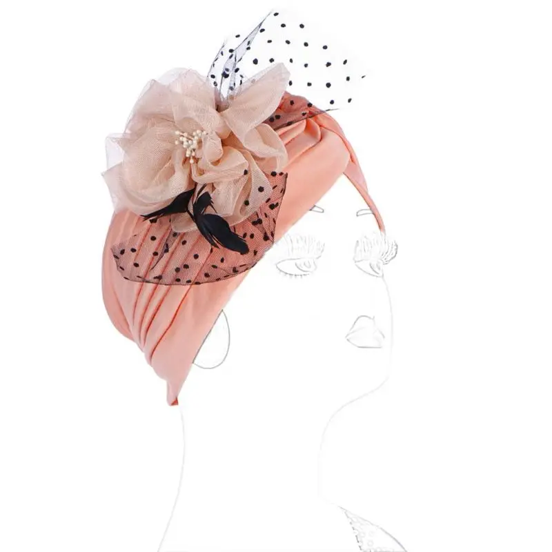 Womens Vintage Multi Color Muslim Hijab Indian Turban Hat Ruffle Flower Feather Wave Point Mesh Twist Pleated Headwrap Chemo Cap
Womens Vintage Multi Color Muslim Hijab Indian Turban Hat Ruffle Flower Feather Wave Point Mesh Twist Pleated Headwrap Chemo Cap