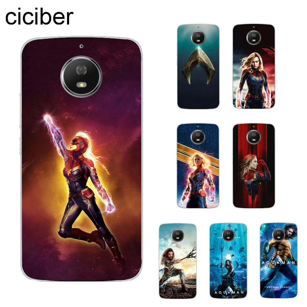 ciciber Aquaman Captain Marvel Cover For Motorola Moto ONE C Z2 Z3 G5 G4 G5S G6 P30 E3 E4 E5 Plus Play Power X4 M Phone Case TPU
ciciber Aquaman Captain Marvel Cover For Motorola Moto ONE C Z2 Z3 G5 G4 G5S G6 P30 E3 E4 E5 Plus Play Power X4 M Phone Case TPU