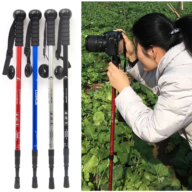 K&A Outdoor Aluminium Alloy Nordic Camera Walking Sticks Telescopic Trekking Poles Anti Shock Hiking Sticks Camping Equipment
K&A Outdoor Aluminium Alloy Nordic Camera Walking Sticks Telescopic Trekking Poles Anti Shock Hiking Sticks Camping Equipment