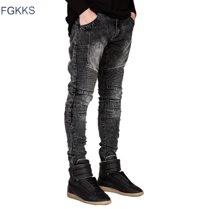 FGKKS New Men Jeans Runway Slim Racer Biker Jeans Fashion Hip Hop Skinny Jeans For Men Street Jeans
FGKKS New Men Jeans Runway Slim Racer Biker Jeans Fashion Hip Hop Skinny Jeans For Men Street Jeans