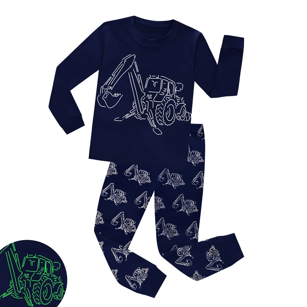 Boys Excavator Cartoon Pajamas Sets Kids Pyjamas Glow in the Dark Baby Pajamas Sets Kids Pijamas Children Digger Sleepwear
Boys Excavator Cartoon Pajamas Sets Kids Pyjamas Glow in the Dark Baby Pajamas Sets Kids Pijamas Children Digger Sleepwear