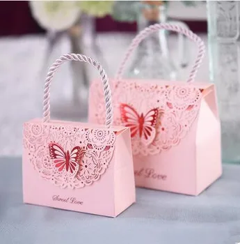 Free shipping S size L size new arrival butterfly laser cut handbag pink blue red purple wedding sweet boxes , HZXP6
Free shipping S size L size new arrival butterfly laser cut handbag pink blue red purple wedding sweet boxes , HZXP6