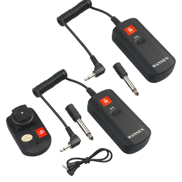 1Piece WanSen DC-04 4 Channels Wireless/Radio Flash Trigger Transmitter With 2 Receivers SET for Strobe
1Piece WanSen DC-04 4 Channels Wireless/Radio Flash Trigger Transmitter With 2 Receivers SET for Strobe