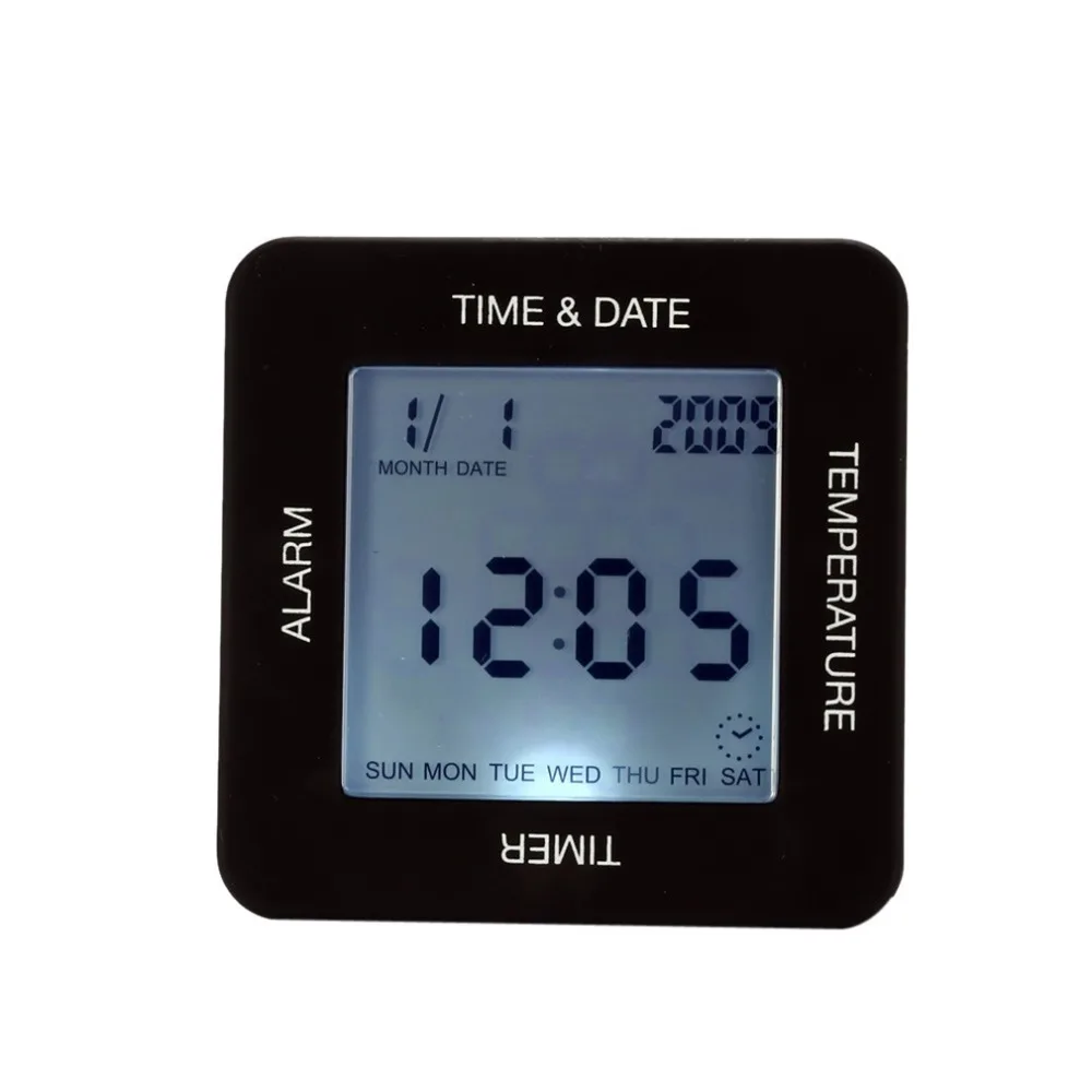 Multifunctional Digital Alarm LED Clock Desktop Clocks with Date Display Night Light Rotating Clock Timer Calendar Thermometer
Multifunctional Digital Alarm LED Clock Desktop Clocks with Date Display Night Light Rotating Clock Timer Calendar Thermometer