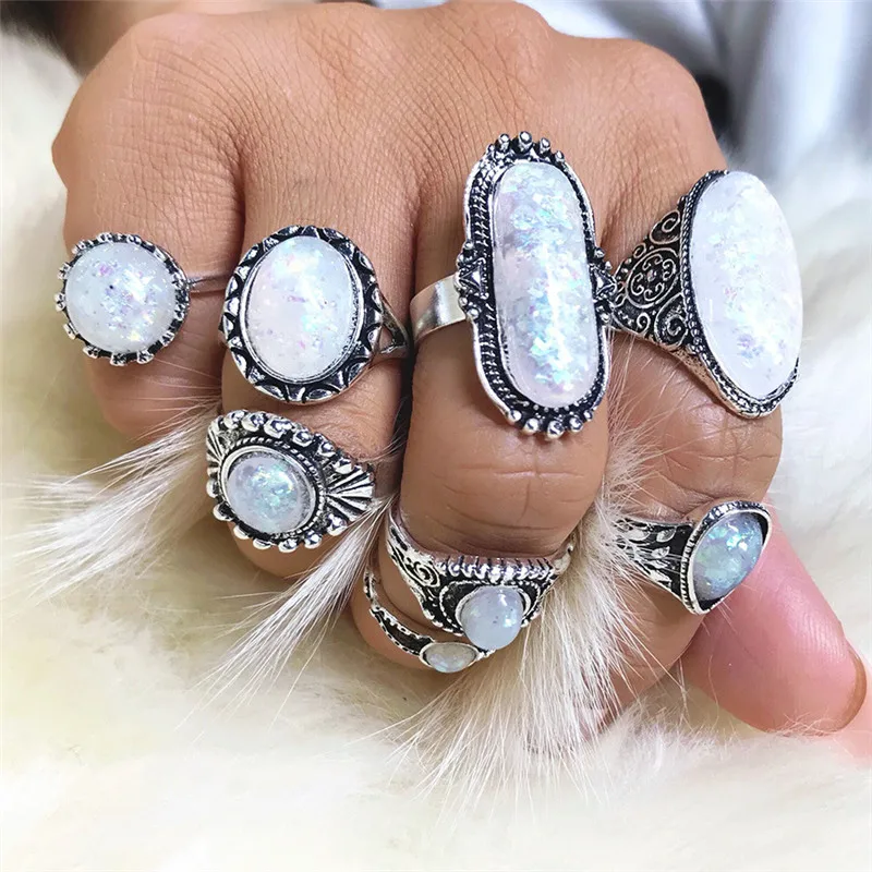 ADOLPH 8Pcs /set Rhinestones Knuckle Rings Sets for Women Vintage Anel Midi Finger Rings Jewelry Boho Silver Party Bague Female
ADOLPH 8Pcs /set Rhinestones Knuckle Rings Sets for Women Vintage Anel Midi Finger Rings Jewelry Boho Silver Party Bague Female