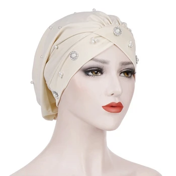 Forehead Crossing Fold Small Daisy Nail Pearl Scarf Nightcap Muslim Cap Hijab Caps Turban Headscarf
Forehead Crossing Fold Small Daisy Nail Pearl Scarf Nightcap Muslim Cap Hijab Caps Turban Headscarf
