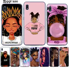 2 бунц меланина попсовое АБА мягкий чехол для телефона для samsung A10 A20 A30 A50 A70 A6 A8 A7 A9 S10 S10e плюс 2018 модная черная девочка крышка(China)