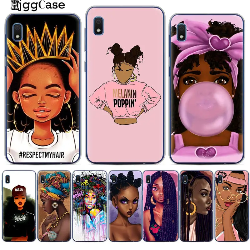 2bunz меланин Poppin Aba мягкий чехол для телефона Samsung A10 A20 A30 A50 A70 A6 A8 A7 A9 S10 S10e Plus 2018