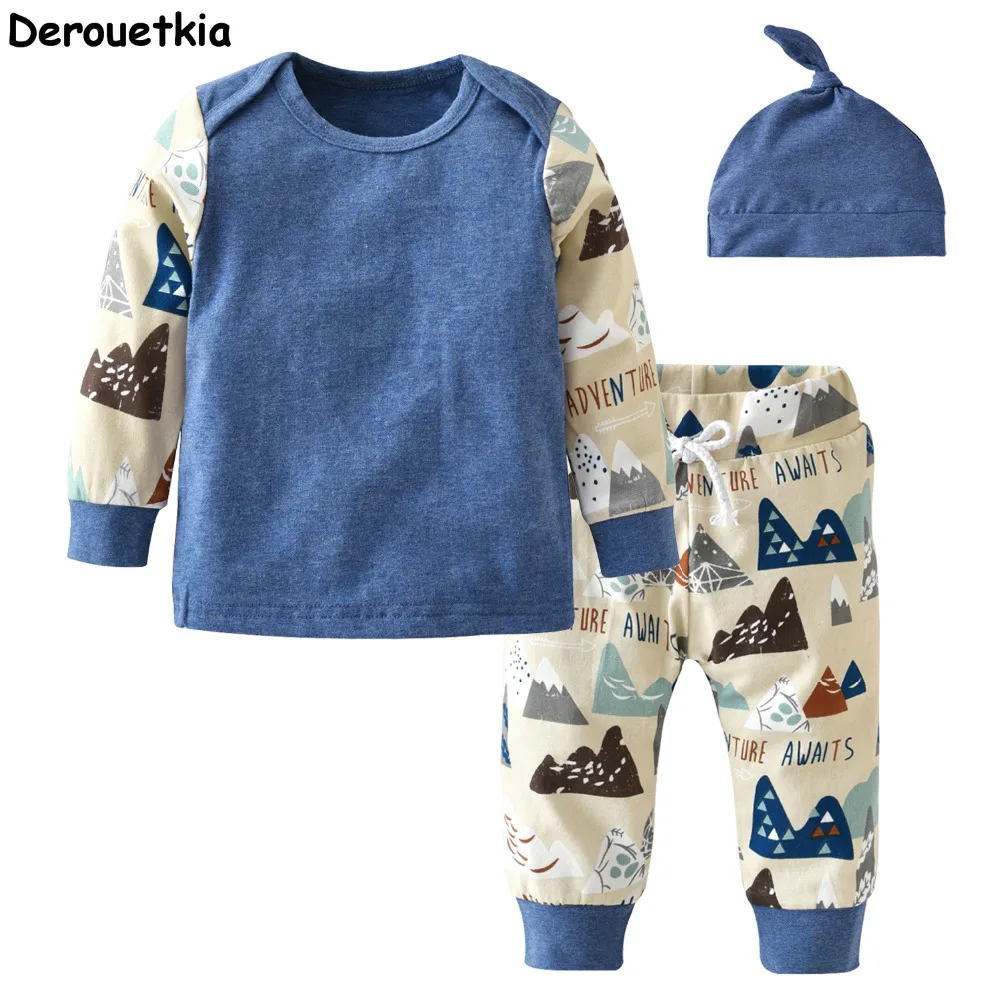 Baby boy clothes autumn baby girl clothing sets newborn cotton printed long sleeved t-shirt+pants+cap kids 3pcs suit
Baby boy clothes autumn baby girl clothing sets newborn cotton printed long sleeved t-shirt+pants+cap kids 3pcs suit