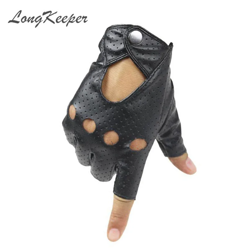 LongKeeper Hot Fashion PU Half Finger Driving Show Jazz Women Gloves Fingerless Gloves For Women Black G222
LongKeeper Hot Fashion PU Half Finger Driving Show Jazz Women Gloves Fingerless Gloves For Women Black G222