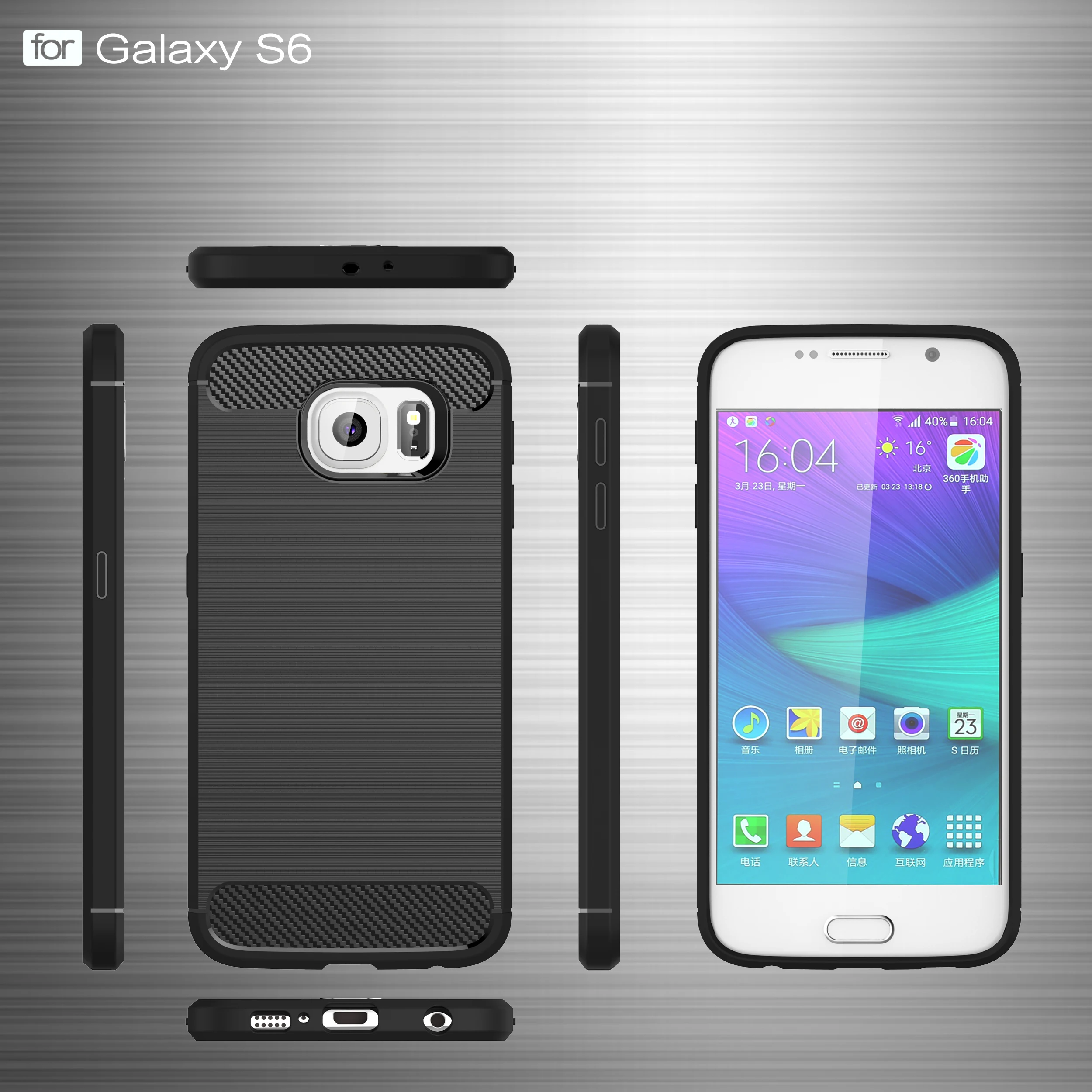 Чехлы для телефонов Samsung Galaxy S6 G9200 G920f SM-G920f Мягкий ТПУ силиконовый чехол etui Sansung S 6