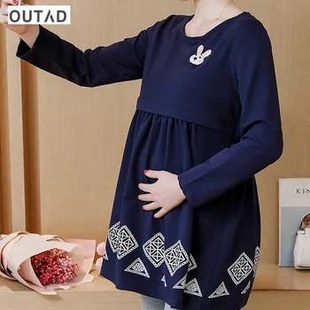 OUTAD Fashion Print Maternity Nursing Dress Long Sleeve O-neck Breastfeeding Clothes for Pregnant Women Pregnancy Clothing New
OUTAD Fashion Print Maternity Nursing Dress Long Sleeve O-neck Breastfeeding Clothes for Pregnant Women Pregnancy Clothing New