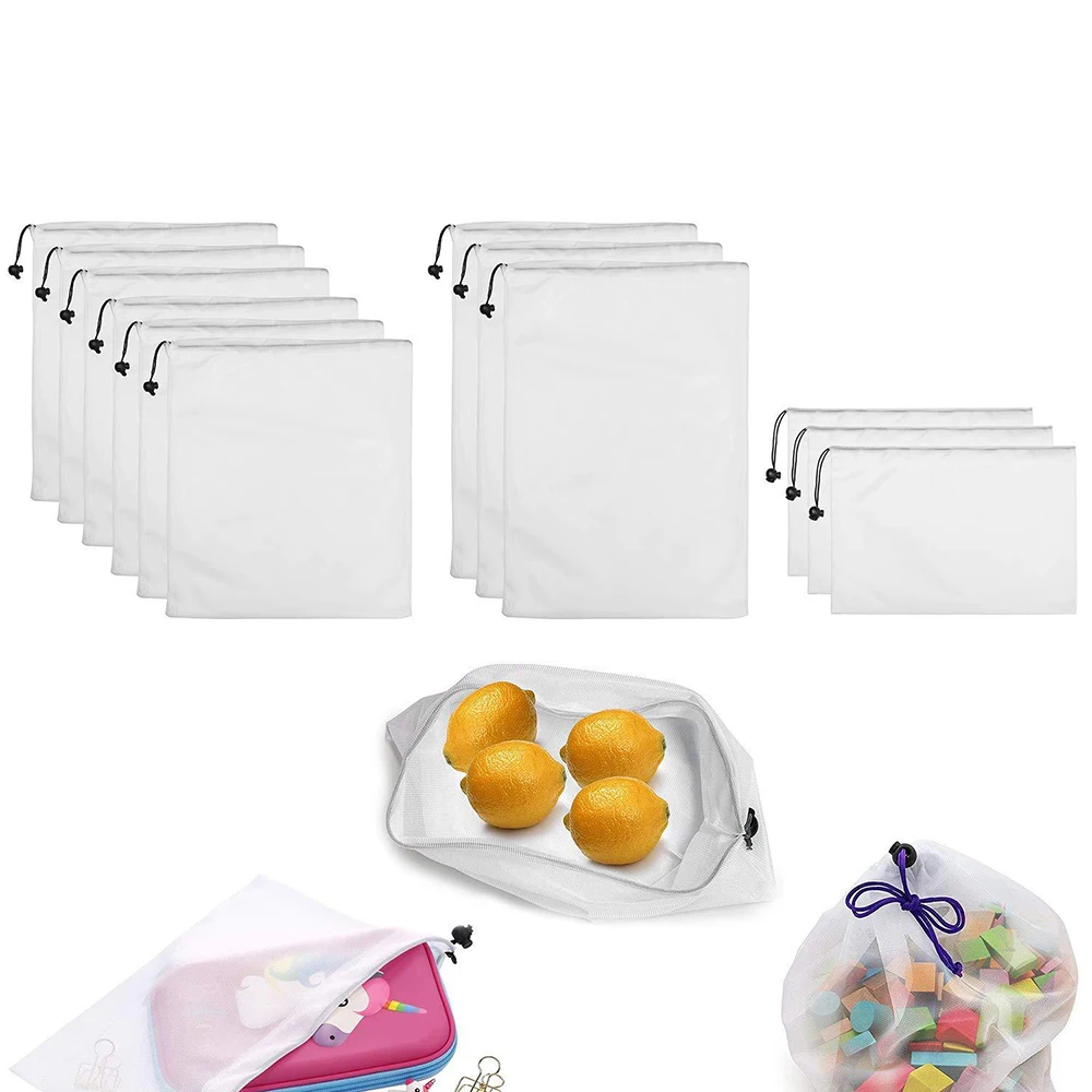 3pcs/Set Reusable Vegetable Fruit Bags Eco Friendly Shopping Toys Mesh Produce Bags Kitchen Storage Mesh Bags Snack Storage Bag
3pcs/Set Reusable Vegetable Fruit Bags Eco Friendly Shopping Toys Mesh Produce Bags Kitchen Storage Mesh Bags Snack Storage Bag