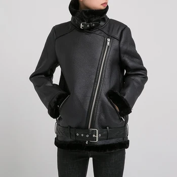 Black Color Women Automotive Fur Coats Outerwear Brand Clothing Woman Winter Fur Leather Jackets Overcoats Imported 2018 A181 
Black Color Women Automotive Fur Coats Outerwear Brand Clothing Woman Winter Fur Leather Jackets Overcoats Imported 2018 A181