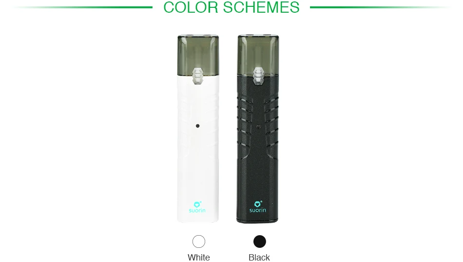 New Original 130mAh Suorin IShare Single Starter Kit with 0.9ml Cartridge & Draw Activated Firing Design E-cig Vape Starter Kit