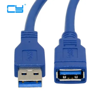 10pcs/Standard 5Gbps Super Speed USB 3.0 A male to A Female Extension Cable 0.3m 0.6m 1m 1.5m 3m Blue
10pcs/Standard 5Gbps Super Speed USB 3.0 A male to A Female Extension Cable 0.3m 0.6m 1m 1.5m 3m Blue