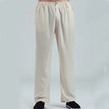 Summer Beige Male Broadcloth Trousers Casual Loose Mid Waist Trousers Chinese Men Kung Fu Pants M L XL XXL XXXL 2352
Summer Beige Male Broadcloth Trousers Casual Loose Mid Waist Trousers Chinese Men Kung Fu Pants M L XL XXL XXXL 2352