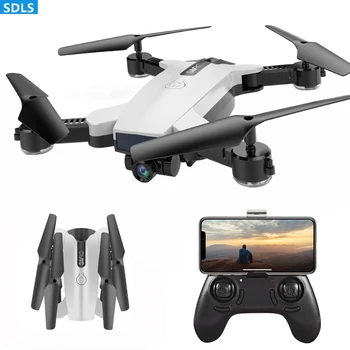 

Foldable 2.4G RC Drone Quadcopters 720P Optical WIFI FPV Camera Gesture Selfie Auto Follow Me Set Height Hover Headless Mode