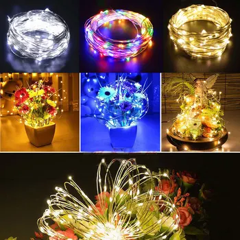 2M 5M 10M Copper Silver Wire LED String Lights Waterproof Holiday Lighting For Fairy Christmas Tree Wedding Party Decoration
2M 5M 10M Copper Silver Wire LED String Lights Waterproof Holiday Lighting For Fairy Christmas Tree Wedding Party Decoration