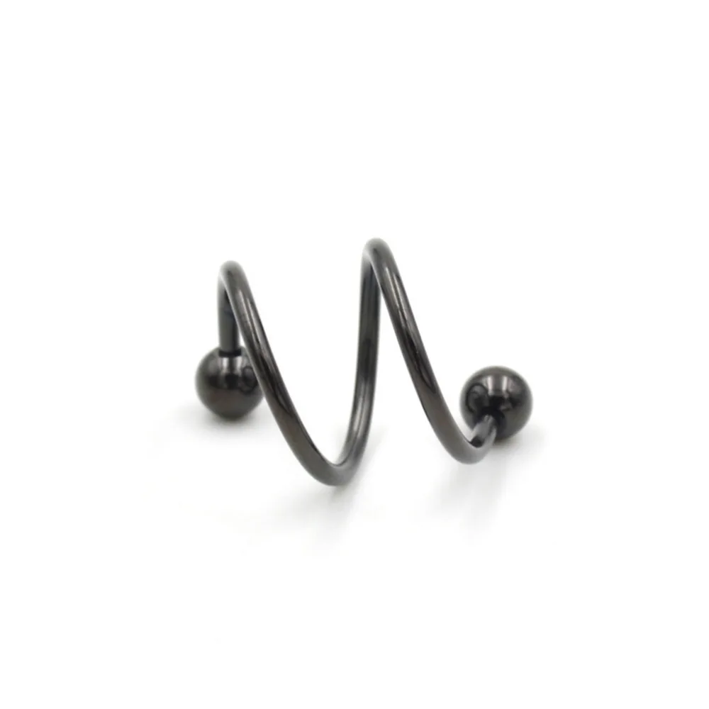 1Pc Stainless Steel Ball Spiral Twisted Ear Bone Piercing Earrings Nose Stud Lip Ring Women Body Jewelry Unique Design
1Pc Stainless Steel Ball Spiral Twisted Ear Bone Piercing Earrings Nose Stud Lip Ring Women Body Jewelry Unique Design