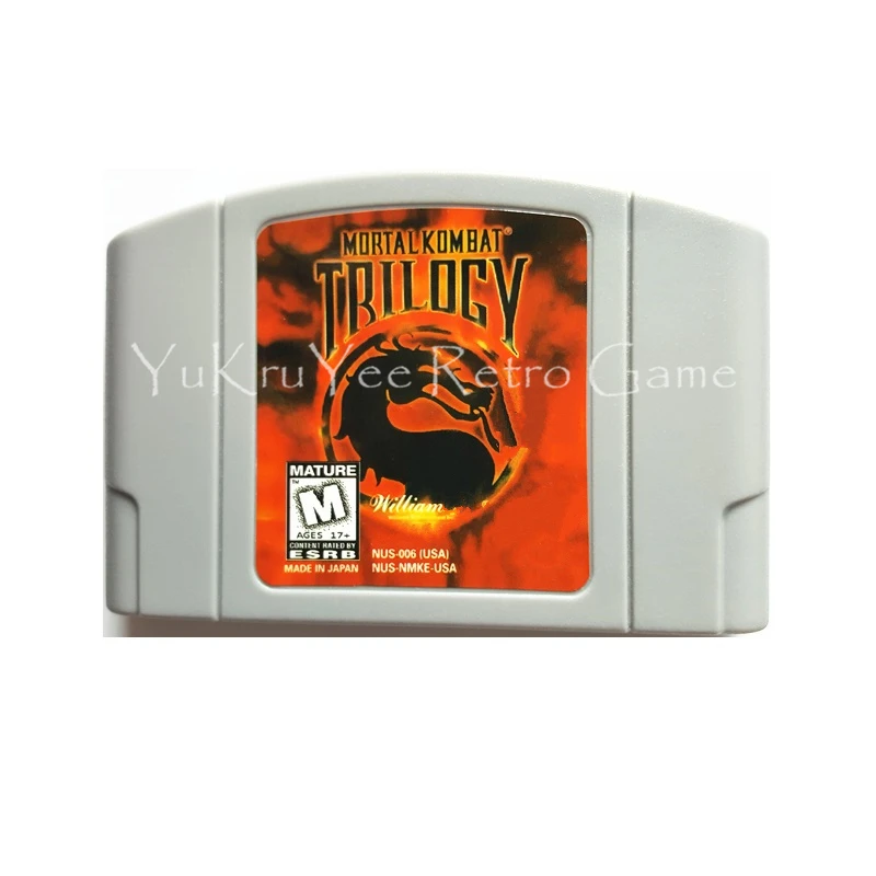 Mortal Kombat Trilogy Video Game Accessories Memory Cartridge Card for 64 Bit Console US NTSC Version N09
Mortal Kombat Trilogy Video Game Accessories Memory Cartridge Card for 64 Bit Console US NTSC Version N09