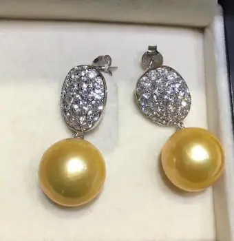 free shipping luxury Noble jewelry new 13-14MM Freshwater Pearl earring 925 SILVER
free shipping luxury Noble jewelry new 13-14MM Freshwater Pearl earring 925 SILVER