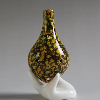 Ceramic Ocarina Flute 6 Holes Gradient Color Ocarina Professional Porcelain Ocarina Kiln-fired Handmade Musical Instrument
Ceramic Ocarina Flute 6 Holes Gradient Color Ocarina Professional Porcelain Ocarina Kiln-fired Handmade Musical Instrument