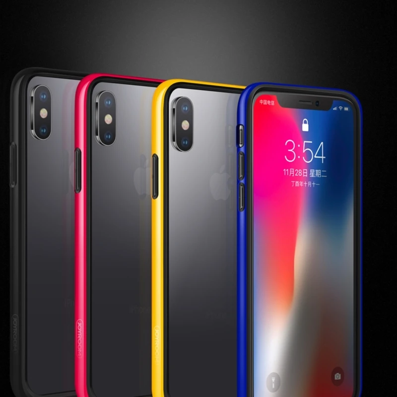 JOYROOM for iPhone XS Luxury Dirt-Resistant Design TPU + PC Fully Wrapped Shockproof Protective Bumper Frame for iphone x
JOYROOM for iPhone XS Luxury Dirt-Resistant Design TPU + PC Fully Wrapped Shockproof Protective Bumper Frame for iphone x