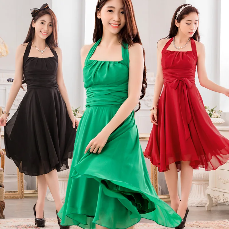 M/L- XXXL Big Size Sexy Women Halter Gown Dresses Female Mid-Calf Party Dress Ladies Long Slim Formal Dress Black Green Red 9834
M/L- XXXL Big Size Sexy Women Halter Gown Dresses Female Mid-Calf Party Dress Ladies Long Slim Formal Dress Black Green Red 9834