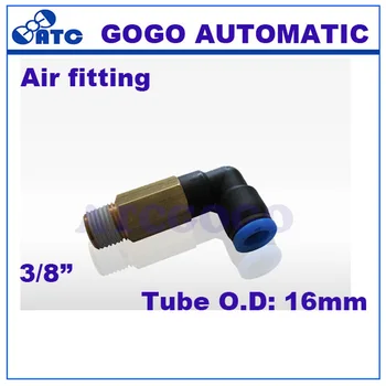GOGO 10pcs a lot L type 16mm 3/8 bsp threaded elbow pu hose connector 90 degree PLL 16-03 nylon pipe joint pneumatic air fitting
GOGO 10pcs a lot L type 16mm 3/8 bsp threaded elbow pu hose connector 90 degree PLL 16-03 nylon pipe joint pneumatic air fitting