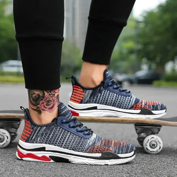 6041 Breathable Lace-UP Style Youth Flying Fabric Sneakers Fitness Running Shoes Man
6041 Breathable Lace-UP Style Youth Flying Fabric Sneakers Fitness Running Shoes Man