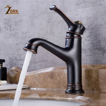 ZGRK Basin Faucets Black Bronze Brass Bathroom Faucet Single Handle Bath Sink Cold Hot Water Mixer Tap torneiras
ZGRK Basin Faucets Black Bronze Brass Bathroom Faucet Single Handle Bath Sink Cold Hot Water Mixer Tap torneiras