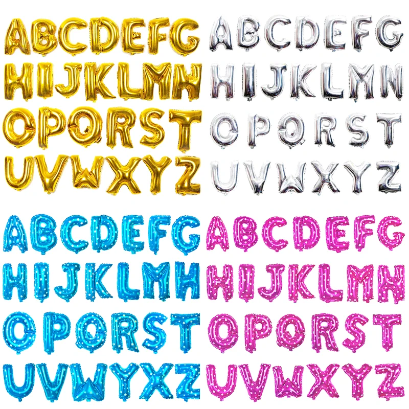 1PC 16inch Happy Birthday Balloons Foil Letter Ballons New Year Decorations Wedding Party Decoration BabyShower Air Balloon Bal
1PC 16inch Happy Birthday Balloons Foil Letter Ballons New Year Decorations Wedding Party Decoration BabyShower Air Balloon Bal