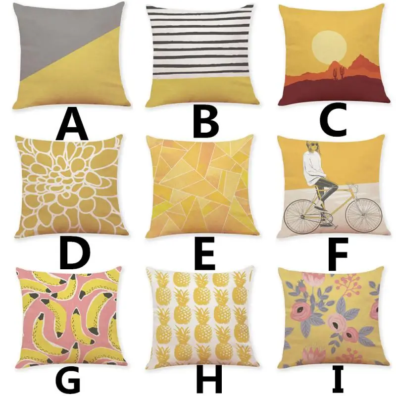 2018 Home Decor Cushion Cover Yellow Style Throw Pillowcase Pillow Covers For Car Free Drop Shipping JA22
2018 Home Decor Cushion Cover Yellow Style Throw Pillowcase Pillow Covers For Car Free Drop Shipping JA22
