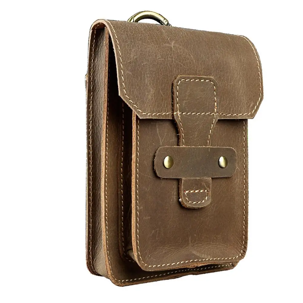Real Original Leather men Casual Design Small Waist Bag Pouch Fashion Hook Waist Belt Pack Cigarette Case Phone Pouch 9966b
Real Original Leather men Casual Design Small Waist Bag Pouch Fashion Hook Waist Belt Pack Cigarette Case Phone Pouch 9966b