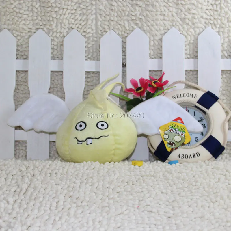 7.5inch 19cm Cute Plant Vs Zombies Series Plant Garlic Angel Plush Toy Doll,1pcs/pack
7.5inch 19cm Cute Plant Vs Zombies Series Plant Garlic Angel Plush Toy Doll,1pcs/pack