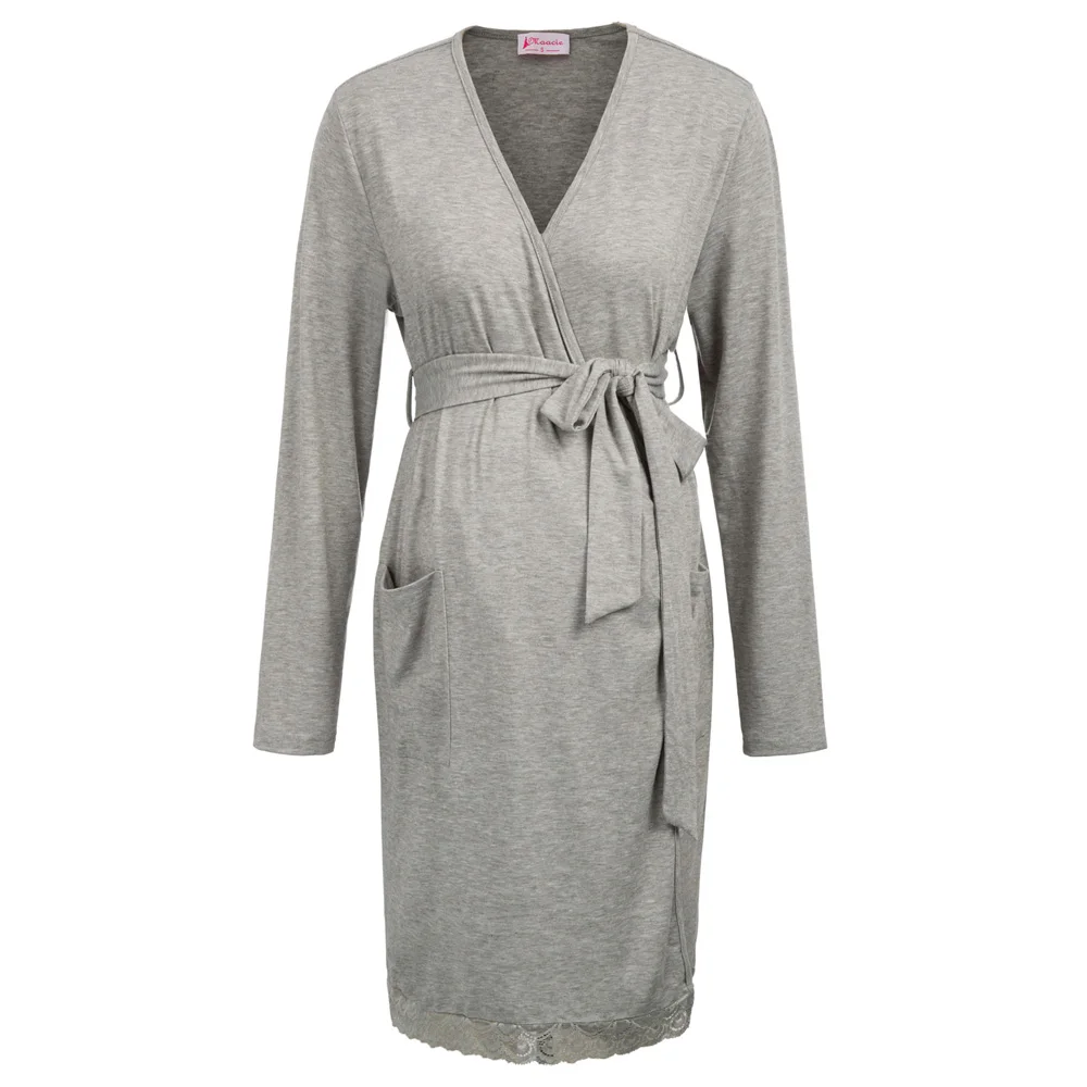 2019 New Sleepwear Women Maternity Long Sleeve V-Neck Bathrobe Robe Nightgown Sleepwear
2019 New Sleepwear Women Maternity Long Sleeve V-Neck Bathrobe Robe Nightgown Sleepwear