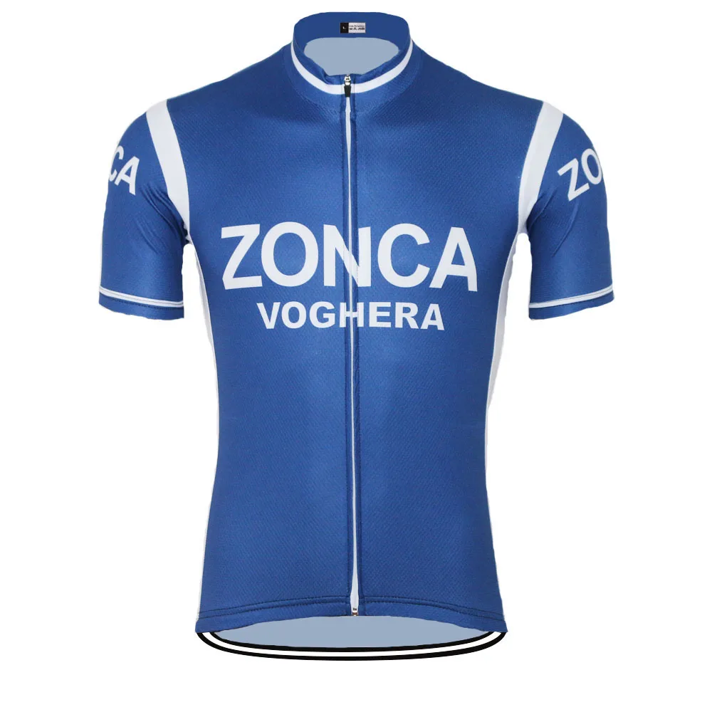 2018 Retro cycling jersey men short sleeve ZONCA blue cycling clothing team bike wear jersey Breathable MTB maillot ciclismo
2018 Retro cycling jersey men short sleeve ZONCA blue cycling clothing team bike wear jersey Breathable MTB maillot ciclismo