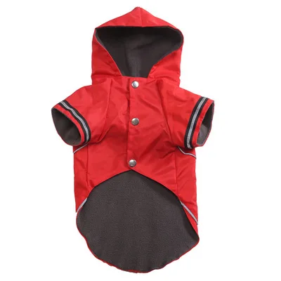 Autumn and winter pet dog clothes Dog warm and velvet raincoat Windproof reflective hooded raincoat Cartoon Dog Pe
Autumn and winter pet dog clothes Dog warm and velvet raincoat Windproof reflective hooded raincoat Cartoon Dog Pe