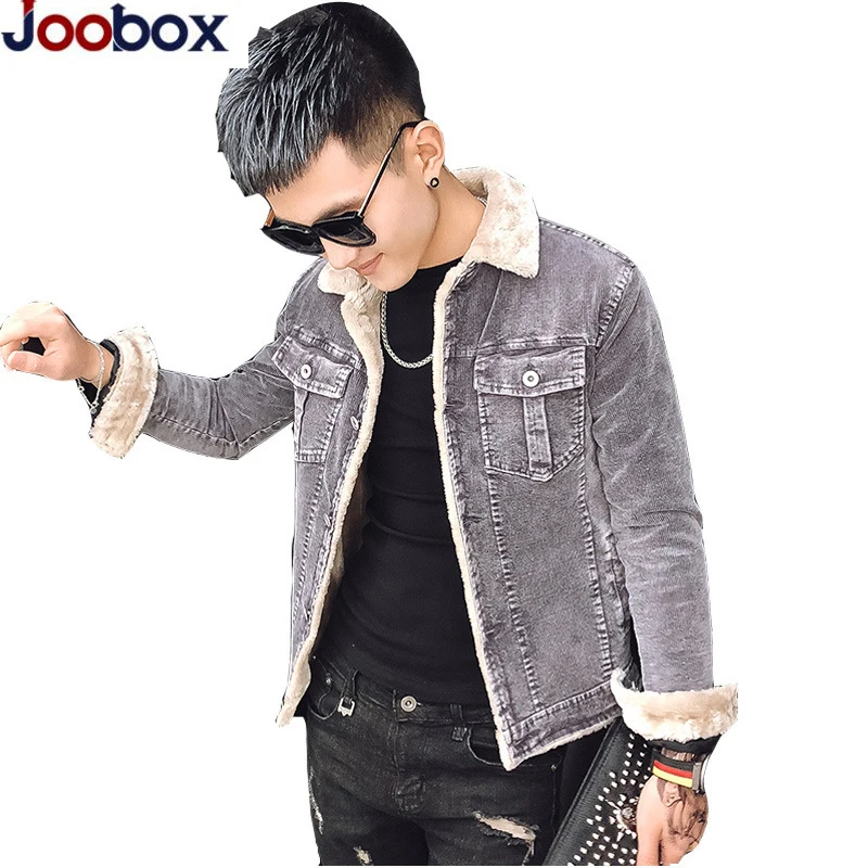 Luxury 2018 Winter Mens velvet Cotton slim Denim Jacket Male Thick Warm Lined Fleece Jeans Jackets black slim jeans coat Top 3xl
Luxury 2018 Winter Mens velvet Cotton slim Denim Jacket Male Thick Warm Lined Fleece Jeans Jackets black slim jeans coat Top 3xl