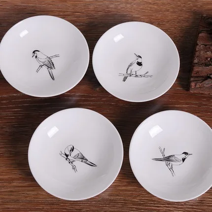 GUCI 4PIECES sets of creative tableware cakes snacks small plates seasoning plates ceramic dishes round salt bone dishes bir
GUCI 4PIECES sets of creative tableware cakes snacks small plates seasoning plates ceramic dishes round salt bone dishes bir