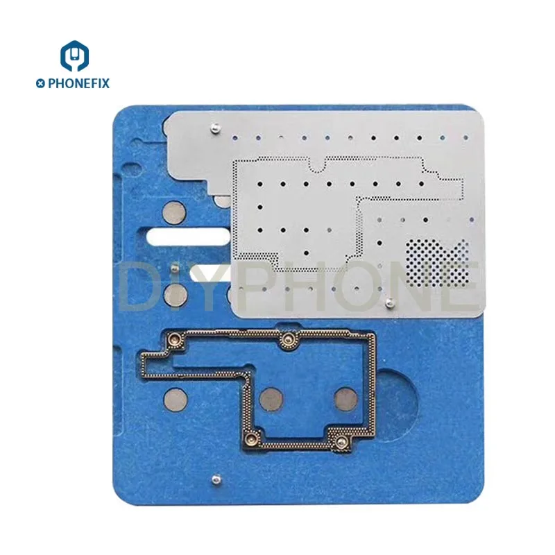 Mobile Phone BGA Reballing Fixture Motherboard Soldering Repair Fixture Tin Planting Platform for iPhone X Repair Kit
Mobile Phone BGA Reballing Fixture Motherboard Soldering Repair Fixture Tin Planting Platform for iPhone X Repair Kit