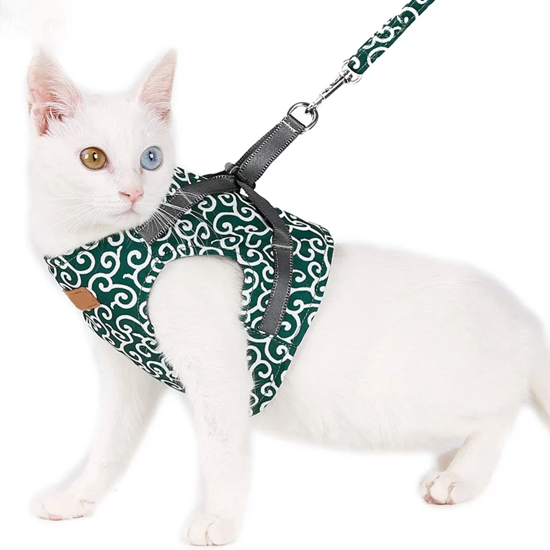 Cat Vest Harness and Leash Set Escape Proof Cat Japanese Style Harness for Outdoor Walking
Cat Vest Harness and Leash Set Escape Proof Cat Japanese Style Harness for Outdoor Walking