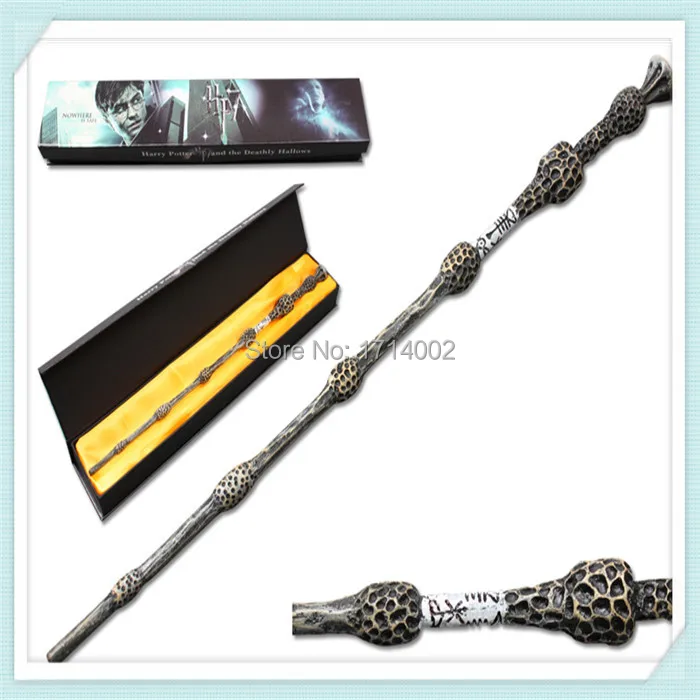 Free shipping Best sell Wholesale Harry Potter magic wand 35cm Dumbledore scripture Edition Non-luminous wand
Free shipping Best sell Wholesale Harry Potter magic wand 35cm Dumbledore scripture Edition Non-luminous wand
